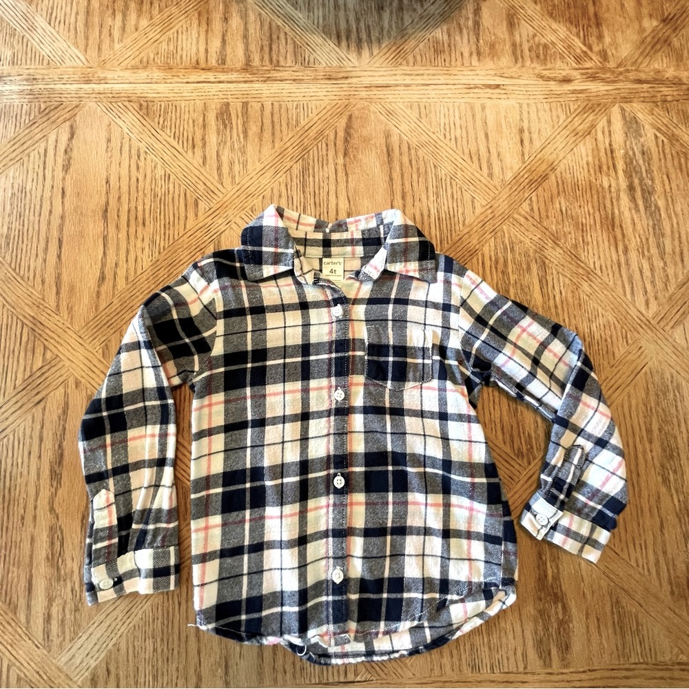Carter’s flannel button down shirt